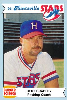 1991 Burger King Huntsville Stars #NNO Bert Bradley Front