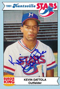 1991 Burger King Huntsville Stars #NNO Kevin Dattola Front