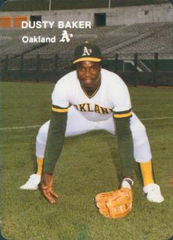 1985 Mother's Cookies Oakland Athletics #15 Dusty Baker Front