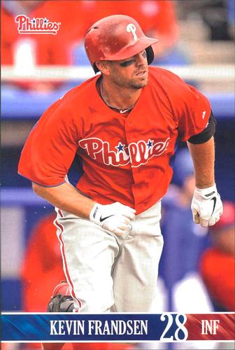 2013 Philadelphia Phillies Photocards #10 Kevin Frandsen Front