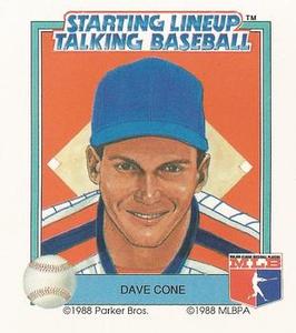 1988 Parker Bros. Starting Lineup Talking Baseball New York Mets #30 David Cone Front
