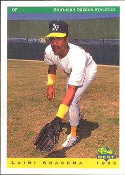 1993 Classic Best Southern Oregon A's #2 Luinis Aracena Front