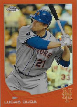 2013 Topps Chrome - Orange Refractors #5 Lucas Duda Front