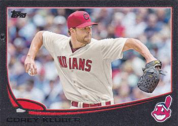 2013 Topps Update - Black #US105 Corey Kluber Front