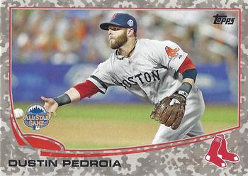2013 Topps Update - Camo #US114 Dustin Pedroia Front