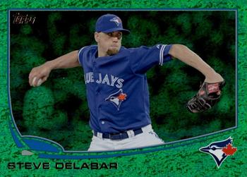 2013 Topps Update - Emerald #US190 Steve Delabar Front