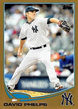 2013 Topps Update - Gold #US127 David Phelps Front