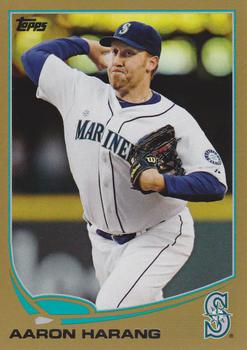 2013 Topps Update - Gold #US251 Aaron Harang Front