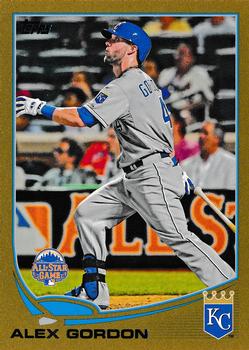 2013 Topps Update - Gold #US16 Alex Gordon Front