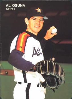 1992 Mother's Cookies Houston Astros #20 Al Osuna Front