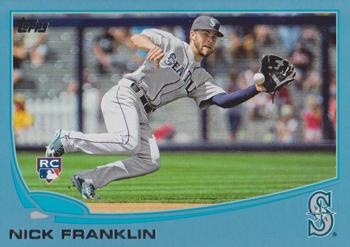 2013 Topps Update - Blue #US68 Nick Franklin Front