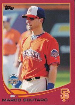 2013 Topps Update - Red #US157 Marco Scutaro Front