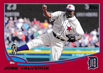 2013 Topps Update - Red #US223 Jose Valverde Front