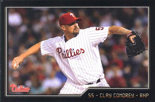 2009 Philadelphia Phillies Photocards #NNO Clay Condrey Front
