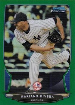 2013 Bowman Chrome - Green Refractors #19 Mariano Rivera Front