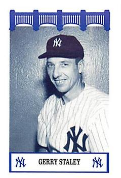 1992 The Wiz New York Yankees of the 50s #NNO Gerry Staley Front