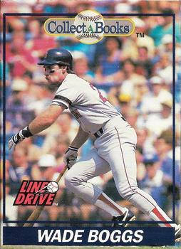 1991 Line Drive Collect-a-Books #16 Wade Boggs Front