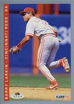 1993 Fleer Fruit of the Loom #35 Barry Larkin Front