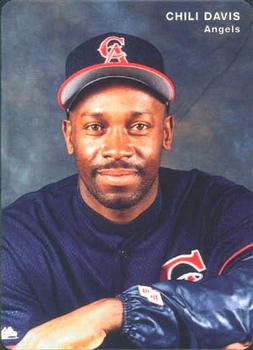 1996 Mother's Cookies California Angels #2 Chili Davis Front