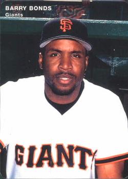 1996 Mother's Cookies San Francisco Giants #2 Barry Bonds Front