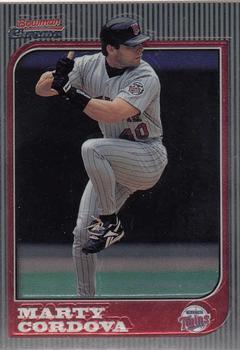 1997 Bowman Chrome #87 Marty Cordova Front