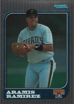 1997 Bowman Chrome #214 Aramis Ramirez Front