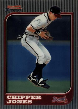 1997 Bowman Chrome #2 Chipper Jones Front