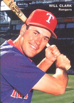 1996 Mother's Cookies Texas Rangers #2 Will Clark Front