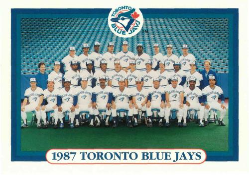 1992 Maxwell House Toronto Blue Jays #NNO 1987 Toronto Blue Jays Team Photo Front