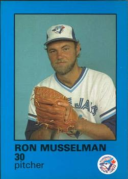 1985 Toronto Blue Jays Fire Safety #NNO Ron Musselman Front