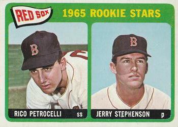 1965 O-Pee-Chee #74 Red Sox 1965 Rookie Stars (Rico Petrocelli / Jerry Stephenson) Front