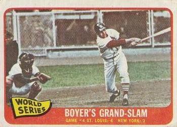 1965 O-Pee-Chee #135 World Series Game #4 - Boyer's Grand-Slam Front