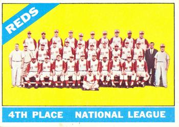 1966 O-Pee-Chee #59 Cincinnati Reds Front