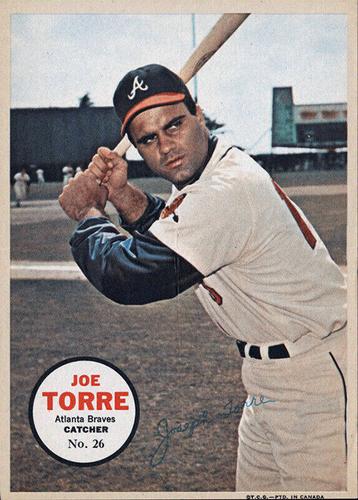 1968 O-Pee-Chee - Posters #26 Joe Torre Front
