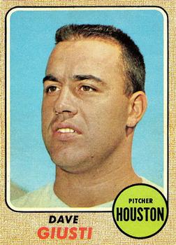 1968 O-Pee-Chee #182 Dave Giusti Front