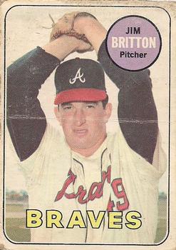 1969 O-Pee-Chee #154 Jim Britton Front