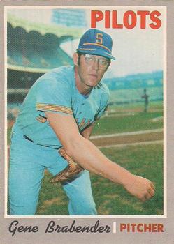 1970 O-Pee-Chee #289 Gene Brabender Front