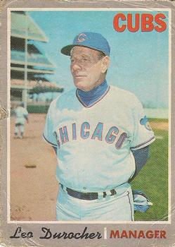 1970 O-Pee-Chee #291 Leo Durocher Front