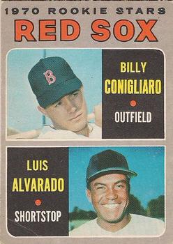 1970 O-Pee-Chee #317 Red Sox 1970 Rookie Stars (Billy Conigliaro / Luis Alvarado) Front