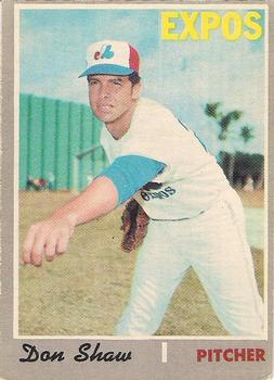 1970 O-Pee-Chee #476 Don Shaw Front