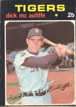 1971 O-Pee-Chee #3 Dick McAuliffe Front