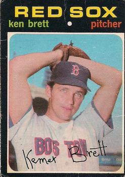 1971 O-Pee-Chee #89 Ken Brett Front