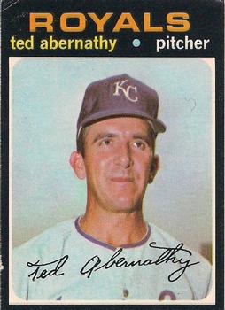1971 O-Pee-Chee #187 Ted Abernathy Front