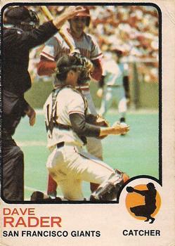 1973 O-Pee-Chee #121 Dave Rader Front