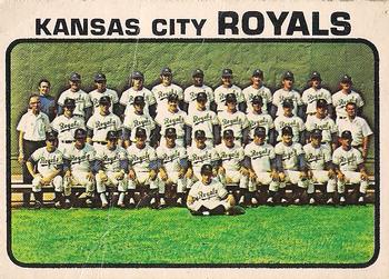 1973 O-Pee-Chee #347 Kansas City Royals Front