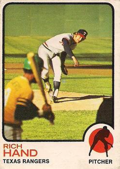 1973 O-Pee-Chee #398 Rich Hand Front