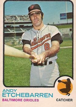 1973 O-Pee-Chee #618 Andy Etchebarren Front
