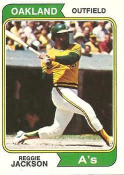 1974 O-Pee-Chee #130 Reggie Jackson Front