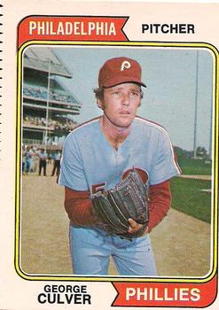 1974 O-Pee-Chee #632 George Culver Front