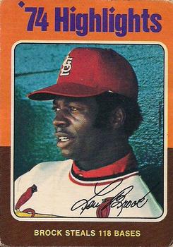 1975 O-Pee-Chee #2 Lou Brock Front